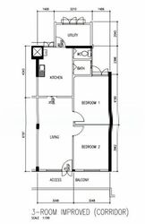 Blk 130 KIM TIAN VISTA (Bukit Merah), HDB 3 Rooms #578661011